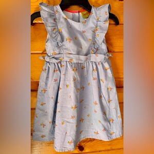 Penelope Mack Light Blue Floral Kids Dress